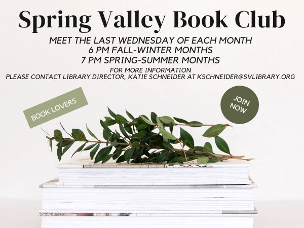 Spring Valley Adult Book Club